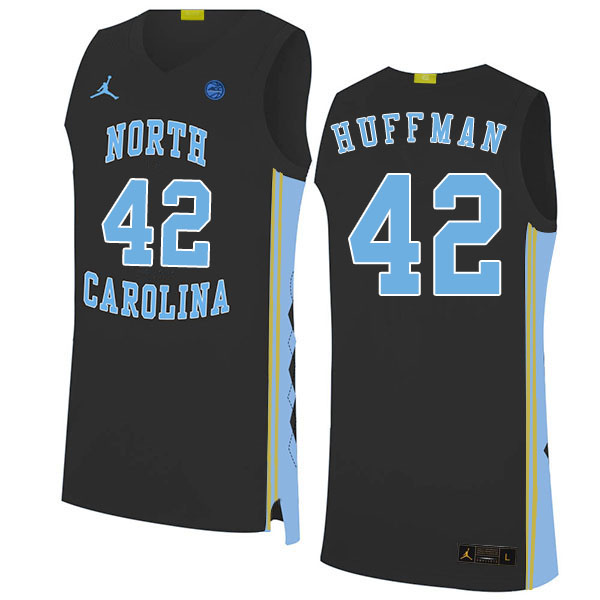 2020 Men #42 Brandon Huffman North Carolina Tar Heels College Basketball Jerseys Sale-Black
